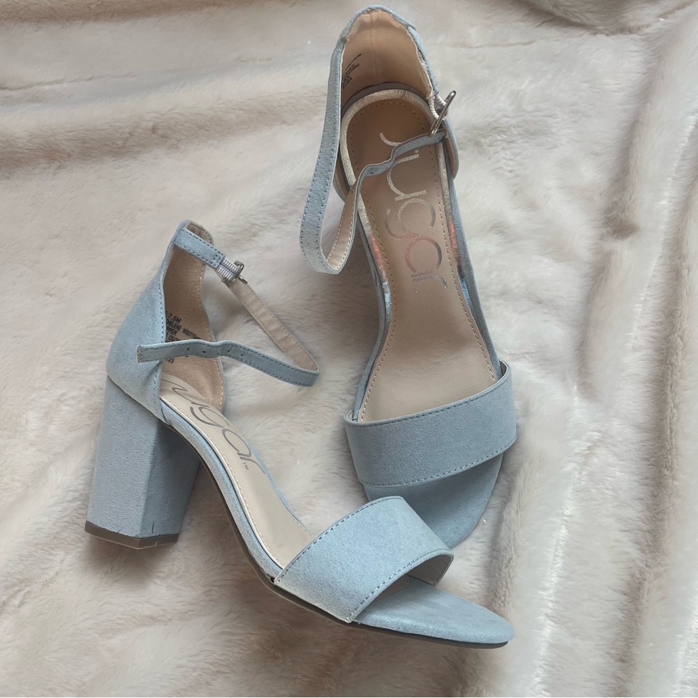 WOMEN'S SUGAR MACHELENE SPECIAL OCCASION DRESS SANDALS IN LIGHT BLUE
